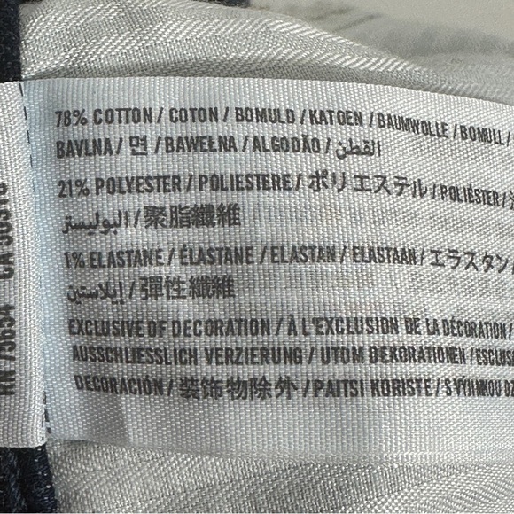 NWT Hollister midi short size 5, w27", 4" inseam, dark wash, denim - Picture 12 of 13